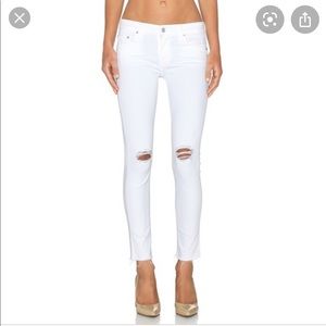 Mother Looker Ankle Fray